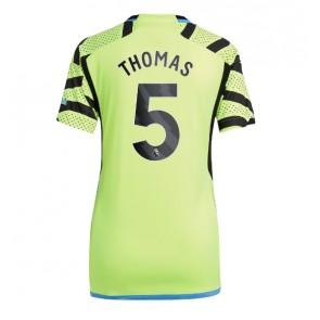 Lacne Ženy Futbalové dres Arsenal Thomas Partey #5 2023-24 Krátky Rukáv - Preč